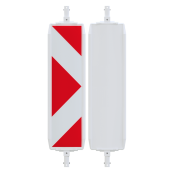 Turn traffic panel type NOX | film RA1/A, arrowed | on one side indicating right / left